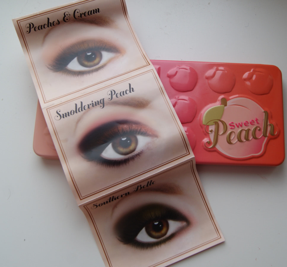 Too faced sweet peach макияж
