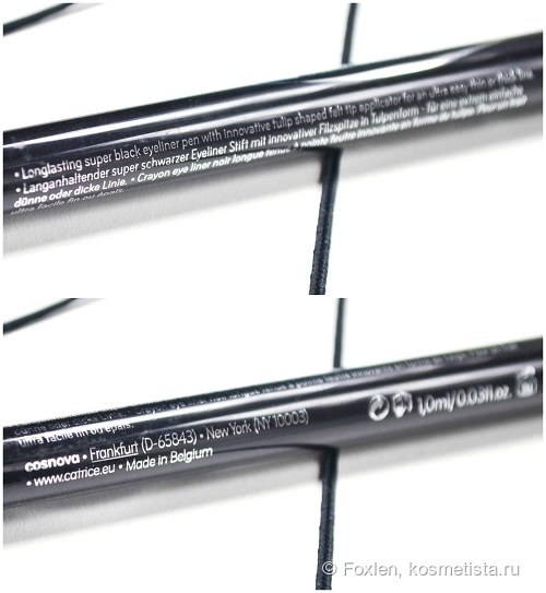 Catrice Calligraph Ultra Slim Eyeliner Pen, Glam & Doll Super Black Liner, Eyeliner Pen Waterproof