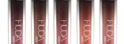 Huda Beauty Demi Matte - новая коллекция жидких полуматовых помад