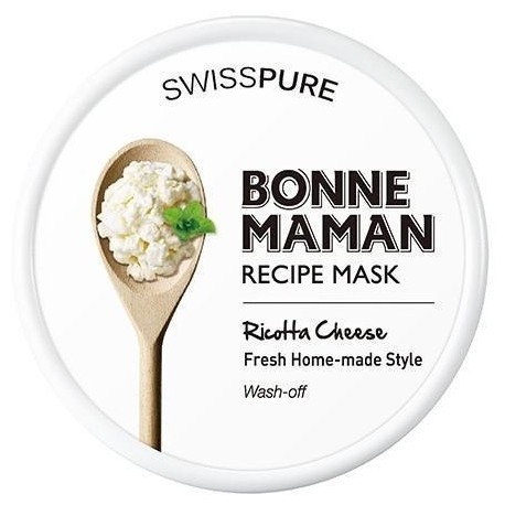 Swiss Pure Bonne Maman Recipe Wash-Off Pack Ricotta Cheese Mask