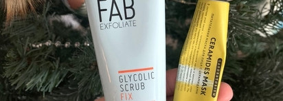 Отличный дуэт: NIP + FAB Glycolic Fix Scrub и питательная маска Laboratorium с церамидами