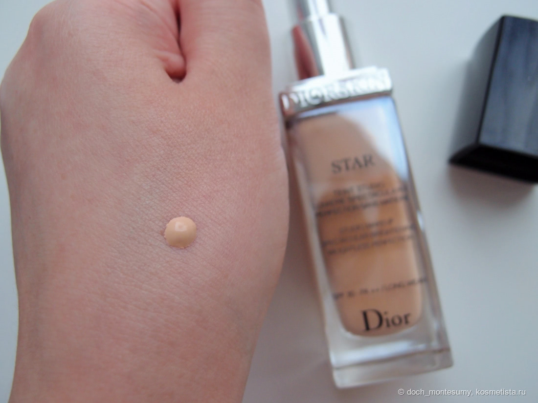 Тон крем с эффектом студийного макияжа diorskin star 033 apricot beige