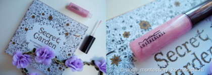 Блеск для губ МАC Lustreglass «Morning Glory». Цвет рога единорога