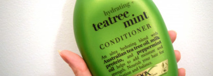 OGX tea-tree-mint shampoo and conditioner