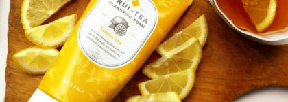 Глубокое очищение кожи - пенка Missha Frui-tea Cleansing Foam Lemon Tea