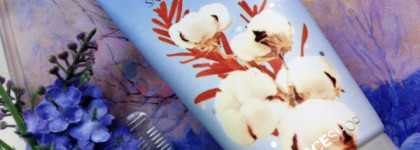 Нежное питание и увлажнение - крем для рук с экстрактом хлопка The Face Shop Flower Touch Hand-lotion Snow Cotton