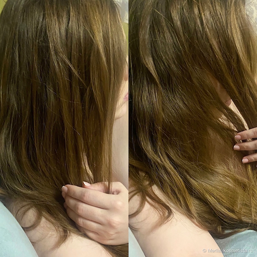Мое вечернее состояние волос ДО процедуры