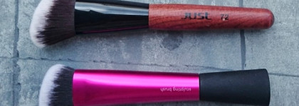 Сравнение кистей для скульптурирования - Real Techniques Sculpting Brush и Just №072