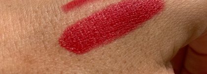 Яркие красно-коралловые Dior Rouge Dior 080 Red Smile, карандаш Chanel 95 и лак Chanel Espadrilles 534