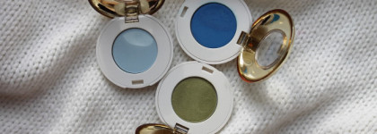 Яркие тени для век от h&m high impact eye colour: peacock, open skies, ginko green