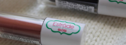 Нюд и черничное варенье  или лаковый блеск для губ в оттенках 102 и 106 от Estrade