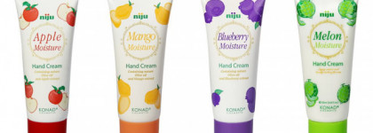 Мое знакомство с корейской маркой Konad: крем для рук niju Blueberry Moisture Hand Cream