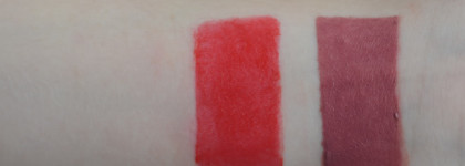 День и ночь с Essence Longlasting Lipstick 02 All You Need Is Red и 06 Barely There
