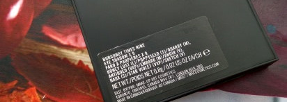 Осень… И снова MAC Eye Shadow Burgundy Times Nine