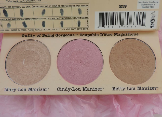 The Manizer Sisters от The Balm - контурирование хайлайтерами?