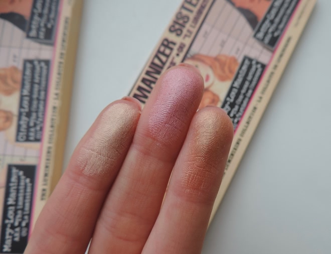 The Manizer Sisters от The Balm - контурирование хайлайтерами?