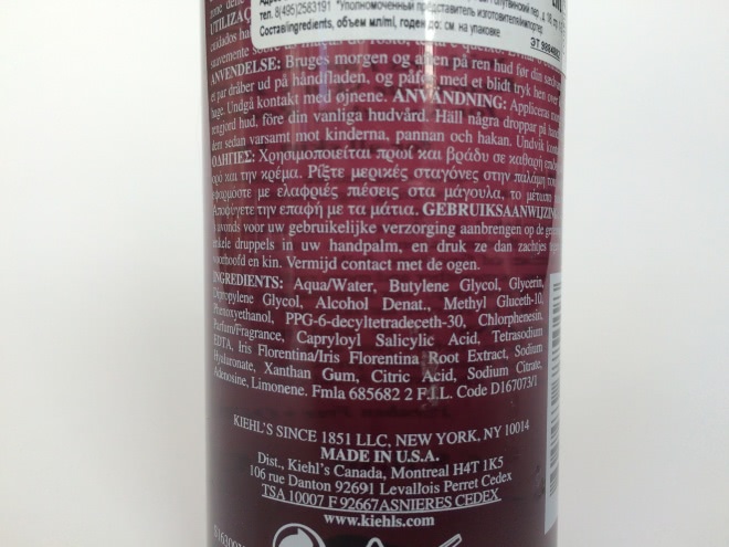 Восстановление обезвоженной комбинированной кожи средствами Kiehl’s