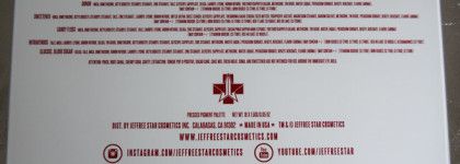 Jeffree Star Cosmetics Blood Sugar Eyeshadow Palette