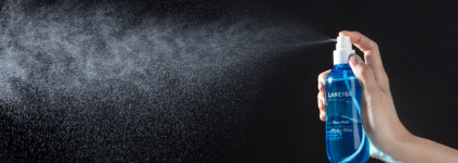 Три средства от Laneige: увлажняющий мист, масло для лица, крем для кожи вокруг глаз