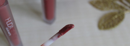 Huda Beauty Liquid Matte в оттенках Bombshell и Icon