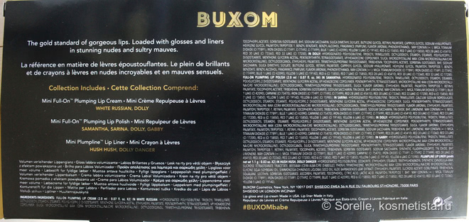 Buxom Strike Gold Plumping Lip Gloss Set