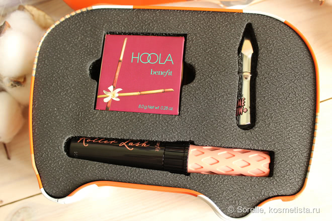 3 продукта от Benefit - тушь Roller Lash, бронзер Hoola и гель для бровей Gimmi Brow+