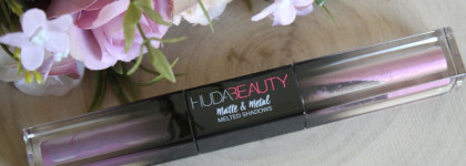 Это провал: Huda Beauty Matte & Metal Melted Shadows #Bubblegum & Silk Bomber