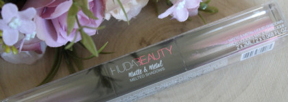 Это провал: Huda Beauty Matte & Metal Melted Shadows #Bubblegum & Silk Bomber