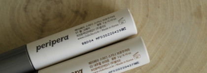 Peripera Speedy Skinny Browcara: 01 Cool gray и 03 Natural Brown