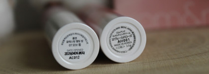 Rom&nd Glasting Melting Balm в оттенках 07 Mauve Whip и 12 Veiled Rose