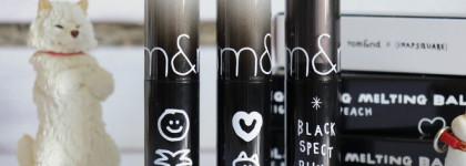 Rom&nd X Inapsquare Glasting Melting Balm: 06 Kaya Fig, 16 Kitten Peach, 17 Berry in Black