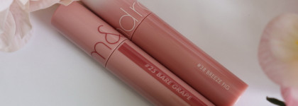 6 оттенков Juicy Lasting Tint от Rom&nd: 11, 18, 25, 30, 38 и 39