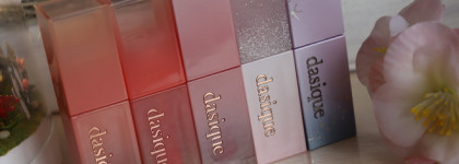 5 тинтов от Dasique: 06 Rose Apple, 13 Coral Fizz, 21 Mauve Mood, Sakura Parfait и 28 Sweet Vin Chaud