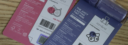 Rom&nd The Juicy Lasting Tint Mini: 01 Summer Fig и 12 Odd Mulberry