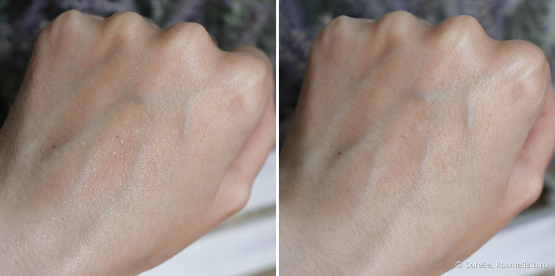 Сделала несколько пшиков/мист впитался