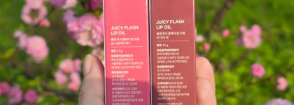 Лучшая новинка для губ 2026 года: Rom&nd Juicy Flash Lip Oil в оттенках 06 Grape Fig и 07 Coco Balm