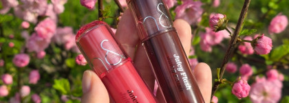 Лучшая новинка для губ 2026 года: Rom&nd Juicy Flash Lip Oil в оттенках 06 Grape Fig и 07 Coco Balm