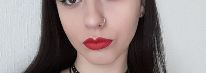 Страстный красный и шоколад с золотом. Golden Rose Longstay liquid matte lipstick №9 и 12