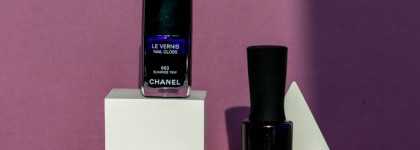 Чернильные лаки для ногтей Chanel Sunrise Trip и Masura Для него. Кто где?