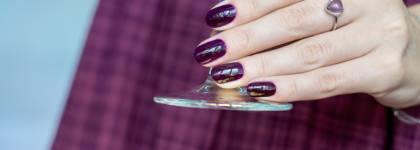 Фиолетовое стекло Dance Legend Эмаль Glass Collection 1058