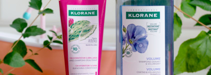 Шампунь для объёма и увлажняющий кондиционер Klorane без силиконов