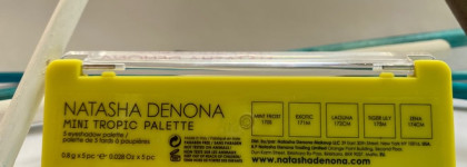 Mini Tropic 5 Shadow Palette от Natasha Denona - очень летняя палетка