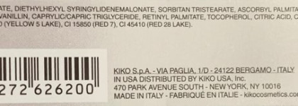 Coloured Balm от Kiko Milano Цветной увлажняющий бальзам для губ оттенок Vanilla