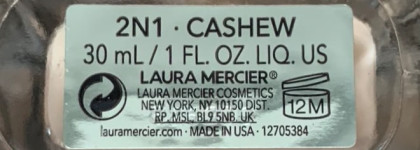 Мой любимый тон Laura Mercier Flawless Lumiere Radiance Perfecting Foundation оттенок 2N1 Cashew