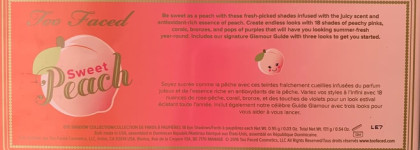 Sweet Peach Eyeshadow Палетка теней Too Faced