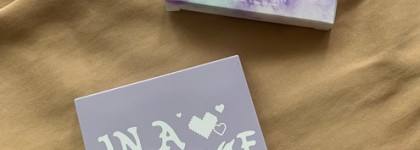 Палетка ColourPop in a trance Pressed Powder Palette фиолетовая пастельная палетка