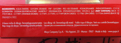 Гель для бровей фиксирующий Pupa Eyebrow Plumping Gel в оттенке 003 Dark Brown