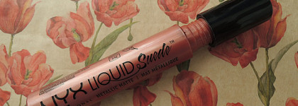 Liquid Suede Metallic Matte в оттенке Bella - моя первая помада от NYX