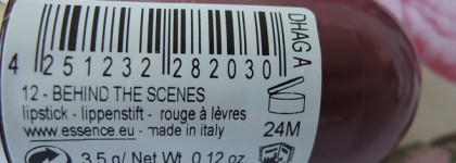 Помада от Essence Colour Up! Shine On! в оттенке 12 Behind the Scenes