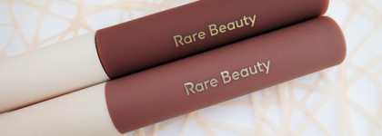 Свои губы, только лучше вместе с помадами Rare Beauty Lip Souffle Matte Lip Cream в оттенках Courage и Fearless